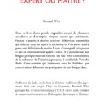 Editions Hagakure - Expert ou Maître ? - Bernard Wirz